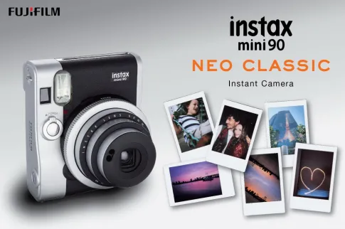 Kamera Instax Fujifilm Instax Mini 90 Neo Classic - Black 3 789456