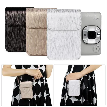 Kamera Instax Leather Bag Case Instax Mini Liplay⁣<br> 5 caiul_instax_liplay_5