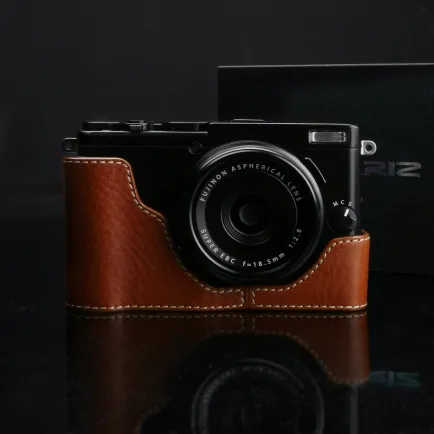 Case and Strap Gariz Halfcase Fujifilm X-70 Caramel (XS-CHX70CM) 2 fuji_halfcase_x70_xs_chx70cm_1