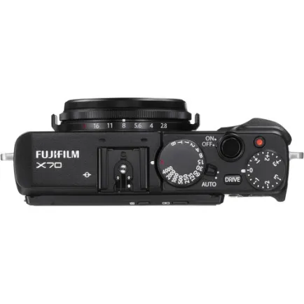 Kamera Mirrorless Kamera Fujifilm X-70 Digital Camera (Black)  2 fuji_x70_black2