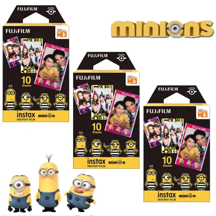 Kamera Instax Fujifilm Refill Instax Mini Film Minion Black - 10 lembar 1 fujifilm_instax_mini_8_films_the_minions_30_sheets_for_fuji_instant_film_camera_mini_7s