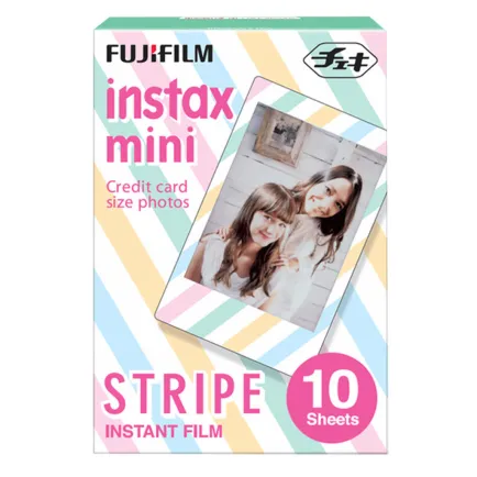 Kamera Instax Fujifilm Refill Instax Mini Film Stripe - 10 lembar 1 fujifilm_refill_instax_stripe_taskameraid_2
