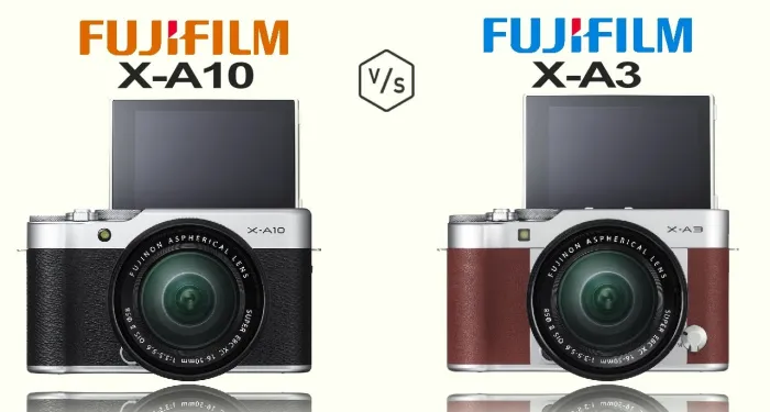 Perbedaan Kamera Fujifilm X-A10 vs Fujifilm X-A3