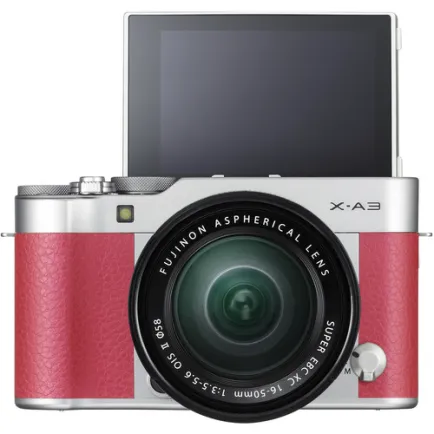 Kamera Mirrorless Kamera Fujifilm X-A3 kit XC 16-50mm F3.5-5.6 OIS II (Pink) 2 fujifilm_xa3_pink_taskameraid_2