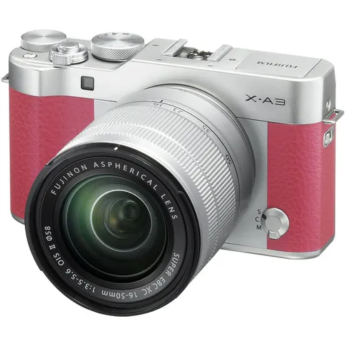Kamera Fujifilm X A3 kit XC 16 50mm F3.5 5.6 OIS II Pink Kamera Mirrorless Tas Kamera Indonesia