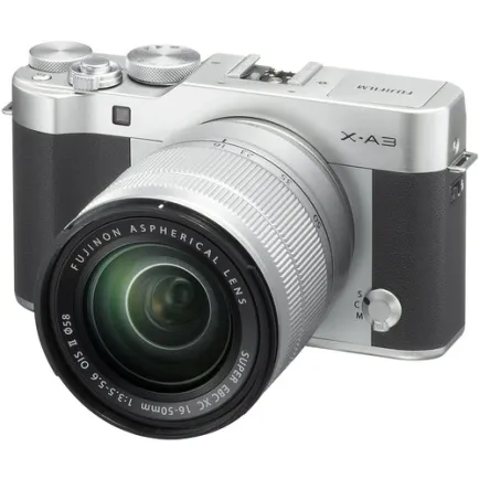 Kamera Mirrorless Kamera Fujifilm X-A3 kit XC 16-50mm F3.5-5.6 OIS II (Silver) 1 fujifilm_xa3_silver_taskameraid_1