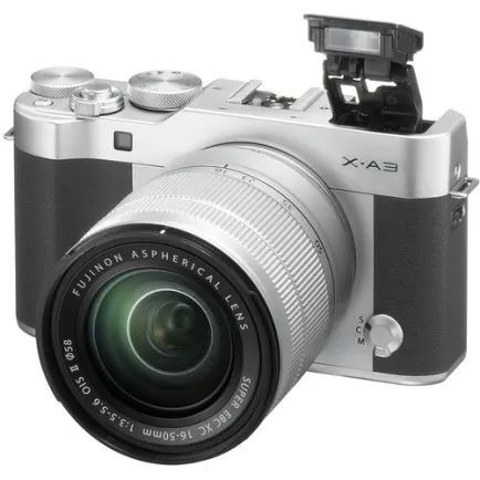 Kamera Mirrorless Kamera Fujifilm X-A3 kit XC 16-50mm F3.5-5.6 OIS II (Silver) 2 fujifilm_xa3_silver_taskameraid_2