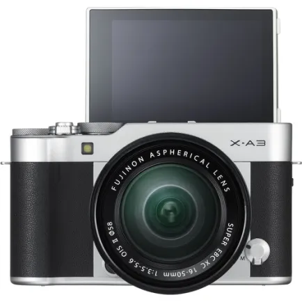 Kamera Mirrorless Kamera Fujifilm X-A3 kit XC 16-50mm F3.5-5.6 OIS II (Silver) 3 fujifilm_xa3_silver_taskameraid_3