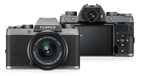 Kamera Mirrorless Kamera Fujifilm X-T100 kit XC 15-45mm F3.5-5.6 OIS Graphite Silver 1 fujifilm_xt100_graphite_silver