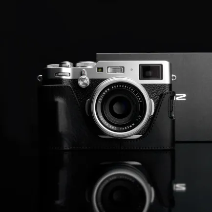 Case and Strap Gariz Halfcase Fujifilm X-100F Black (HG-X100FBK) 2 gariz_half_case_fujifilm_bl_x100bk_a