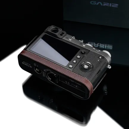 Case and Strap Gariz Halfcase Fujifilm X-100F Brown (HG-X100FBR) 5 gariz_half_case_fujifilm_bl_x100br_d