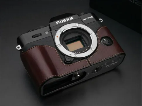 Case and Strap Gariz Halfcase Fujifilm X-T10 / X-T20 Brown (XS-CHXT10BR) 5 gariz_half_case_fujifilm_xs_chxt10br_c