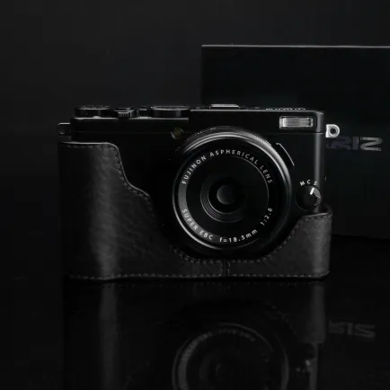 Case and Strap Gariz Halfcase Fujifilm X-70 Black (XS-CHX70BK) 2 gariz_halfcase_fuji_x70_xs_chx70bk_2