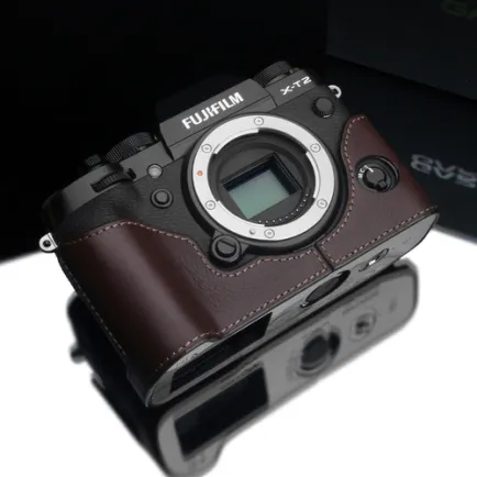 Case and Strap Gariz Halfcase Fujifilm X-T2 Brown (XS-CHT2BR) 1 gariz_halfcase_xt2_brown_chxt2br