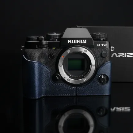 Case and Strap Gariz Halfcase Fujifilm X-T2 Navy (XS-CHT2NV) 2 gariz_halfcase_xt2_navy_chxt2nv_1