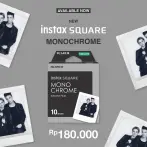 Fujifilm Refill Instax Square Monochrome isi 10 Lembar