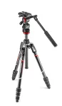 Tripod dan Monopod Manfrotto Befree live Carbon tripod twist with video head MVKBFRTCLIVE