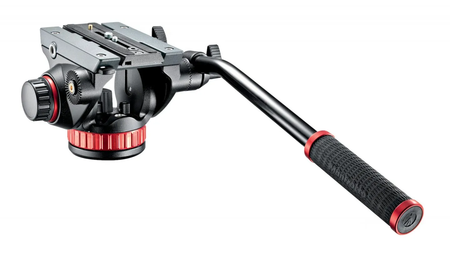 Manfrotto PRO Tripod Video Head 100 with Fluid Drag MVH502AH Tripod