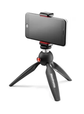 Tripod dan Monopod Manfrotto Pixi Mini Black with Universal Smartphone Clamp MTPIXICLAMP-BK 2 manfrotto_pixi_clamp_taskameraid_2