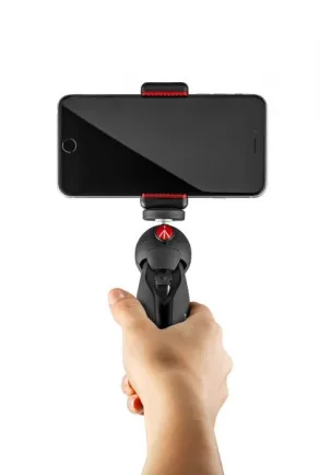 Tripod dan Monopod Manfrotto Pixi Mini Black with Universal Smartphone Clamp MTPIXICLAMP-BK 4 manfrotto_pixi_clamp_taskameraid_4