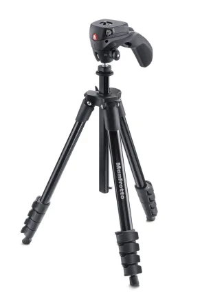 Tripod dan Monopod Manfrotto Tripod Compact Action MKCOMPACTACN 1 manfrotto_tripod_mkcompactacn_bk