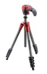 Manfrotto Compact Action Alumunium Tripod Red MKCOMPACTACNRD