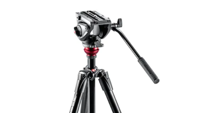 Manfrotto tripod dengan fluid video head - MVH500AH,755XBK