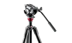 Manfrotto tripod dengan fluid video head  MVH500AH755XBK