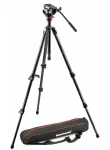 Tripod dan Monopod Manfrotto Tripod with fluid video head and Carbon Legs MVH500AH755CX3