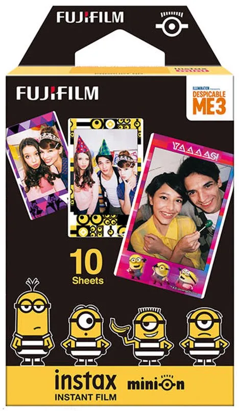 Fujifilm Refill Instax Mini Film Minion Black 10 lembar Kamera