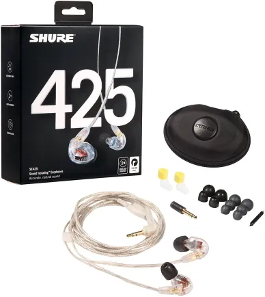 Earphone, Headphone & Mic SHURE SE425 Sound Isolating Earphones 1 photo_1_shure_se425_sound_isolating_earphones