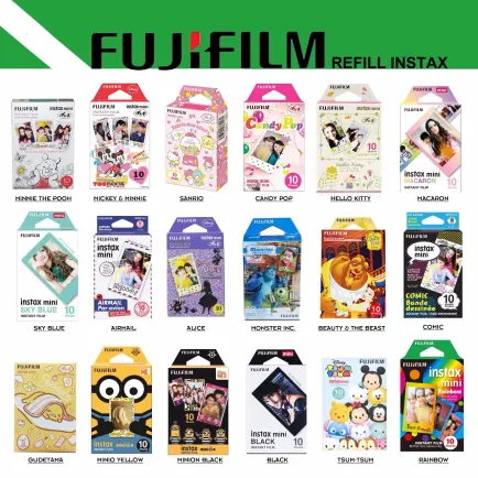 Kamera Instax Fujifilm Refill Instax Mini Film Motif Campur - 30 lembar 1 refill_motif