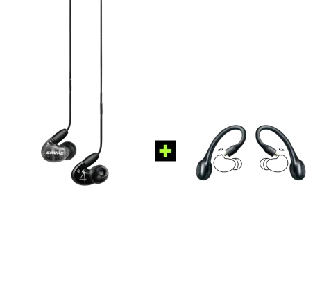 Earphone, Headphone & Mic SHURE Aonic 4 Sound Isolating Earphone 1 shure_aonic_4_black_taskameraid_6