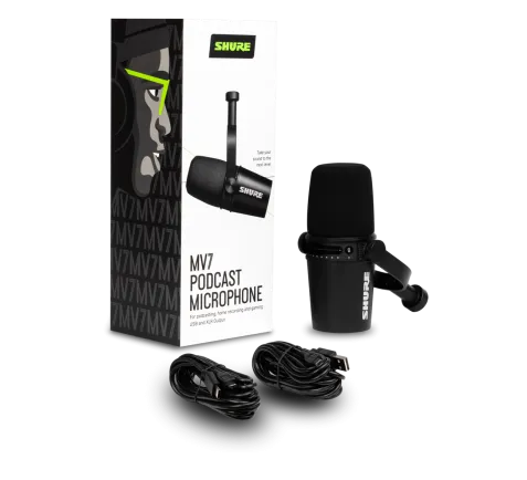 Earphone, Headphone & Mic SHURE MV7 Podcast Microphone 7 shure_mv7_podcast_mic__8