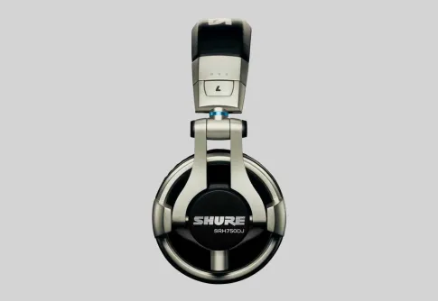 Earphone, Headphone & Mic SHURE SRH750DJ Professional DJ Headphones 3 srh750dj_3