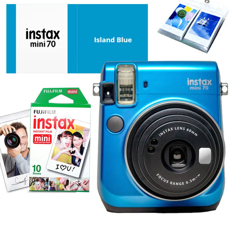 Fujifilm Instax Mini 70 Island Blue Kamera Instax Tas Kamera Indonesia