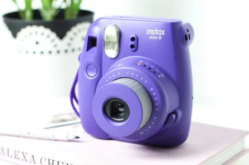 Kamera Instax Fujifilm Instax Mini 8 Instant Film Camera Grape 4 taskameraid_instax_mini_8_grape_4