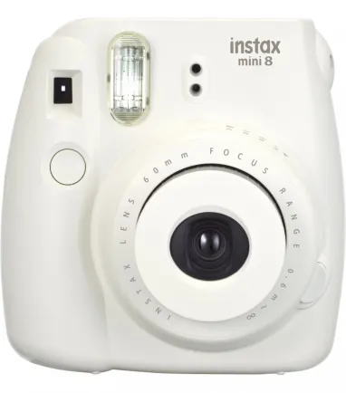 Kamera Instax Fujifilm Instax Mini 8 Instant Film Camera White 1 taskameraid_instax_mini_8_white_2