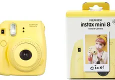 Kamera Instax Fujifilm Instax Mini 8 Instant Film Camera Yellow 4 taskameraid_instax_mini_8_yellow_4