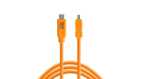 Tether Cables and Acc TetherPro USB-C to 2.0 Mini-B 8-Pin - Tether Tools Cable 1 usb_c_to_2_0_mini_b_8_pin_1