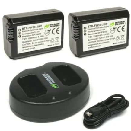 Battery and Charger Wasabi Battery Sony FW50 1 wasabi_battery_charger_sony_np_fw50_new