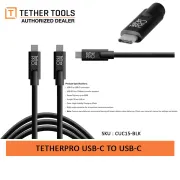 Tether Cables and Acc Tether Tools USB C to USB C Black (4.6m) CUC15-BLK