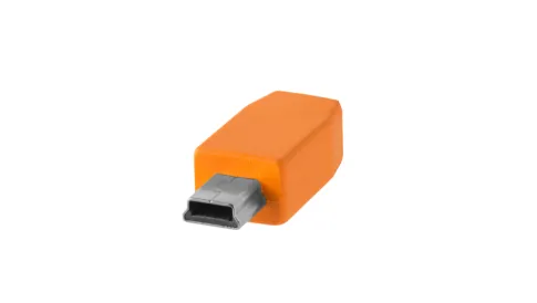 Tether Cables and Acc Tether Tools USB C to USB 2.0 Mini B 5 Pin Orange (4.6m) CUC2415-ORG 5 ~item/2024/10/19/tether_tools_usb_c_to_mini_b_5_pin__4