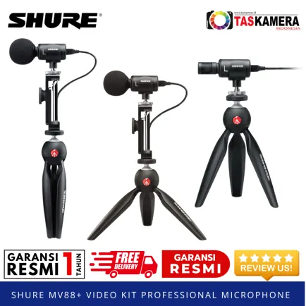 Earphone, Headphone & Mic SHURE MV88+ Video Kit Mic for Smartphone 3 ~item/2024/10/25/taskamera_id_shure_mv88_video_kit_19_copy