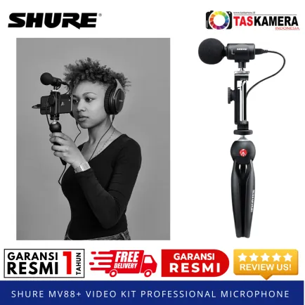 Earphone, Headphone & Mic SHURE MV88+ Video Kit Mic for Smartphone 5 ~item/2024/10/25/taskamera_id_shure_mv88_video_kit_21_copy
