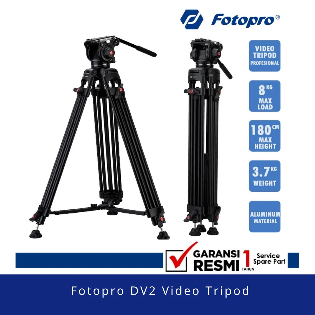 Fotopro DV2 Tripod Video Kamera Fotopro DV Tripod dan Monopod Tas  Kamera Indonesia