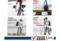 Tripod dan Monopod Fotopro X-Go HR Pro Tripod Flat Lay 3 ~item/2024/11/9/fotopro_xgo_hr_pro_flat_lay_tripod_3