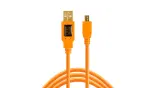 Tether Tools USB 20 to MiniB 5 Pin Orange 18m Tether Pro CU5407