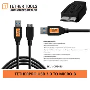 Tether Cables and Acc Tether Tools USB 3.0 Micro B Black (4.6m) CU5453