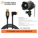 Tether Cables and Acc Tether Tools USB 30 to Micro B Right Angle Black 46m CU61RT15BLK